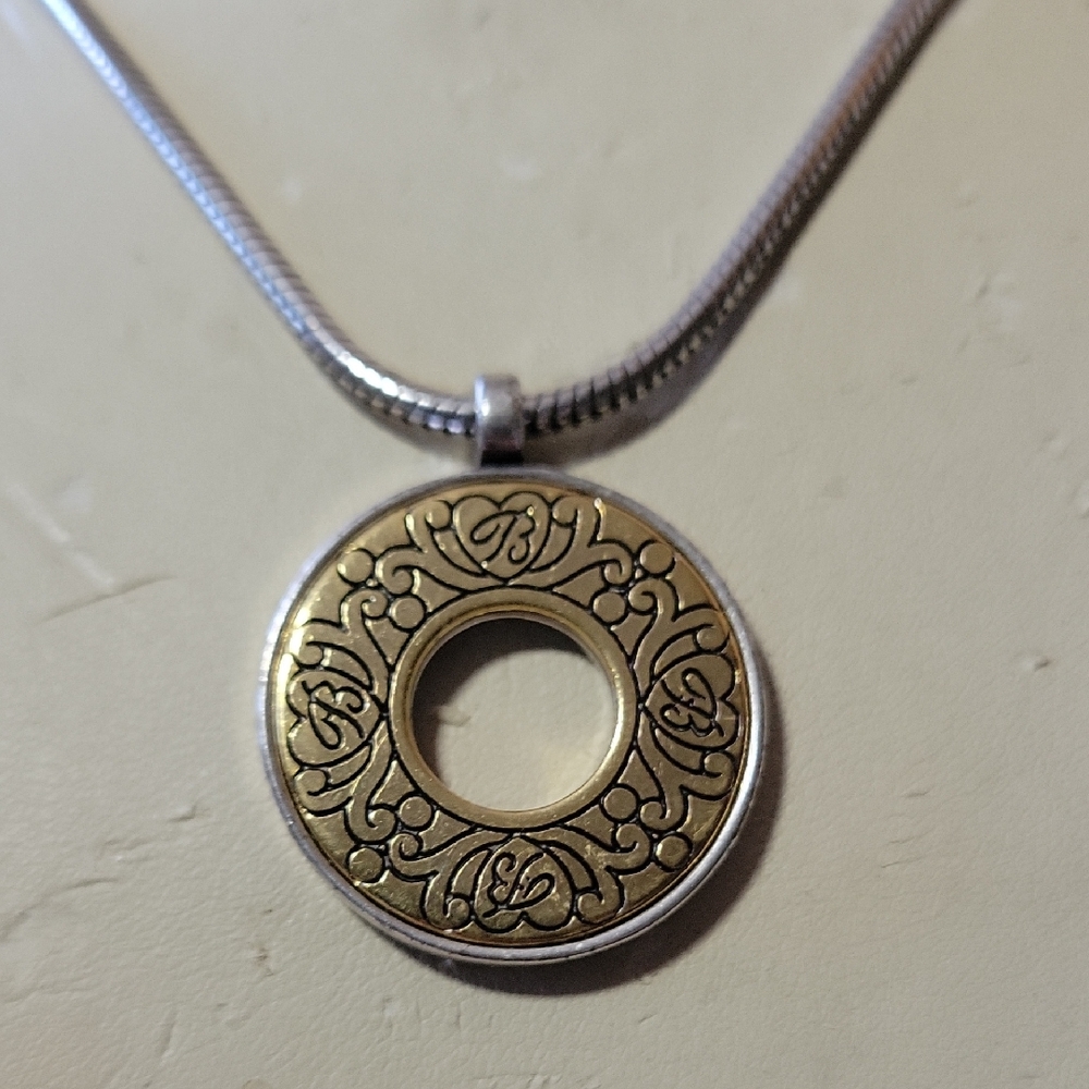 Brighton Sacred Circle  Pendant Necklace 18" RETIRED